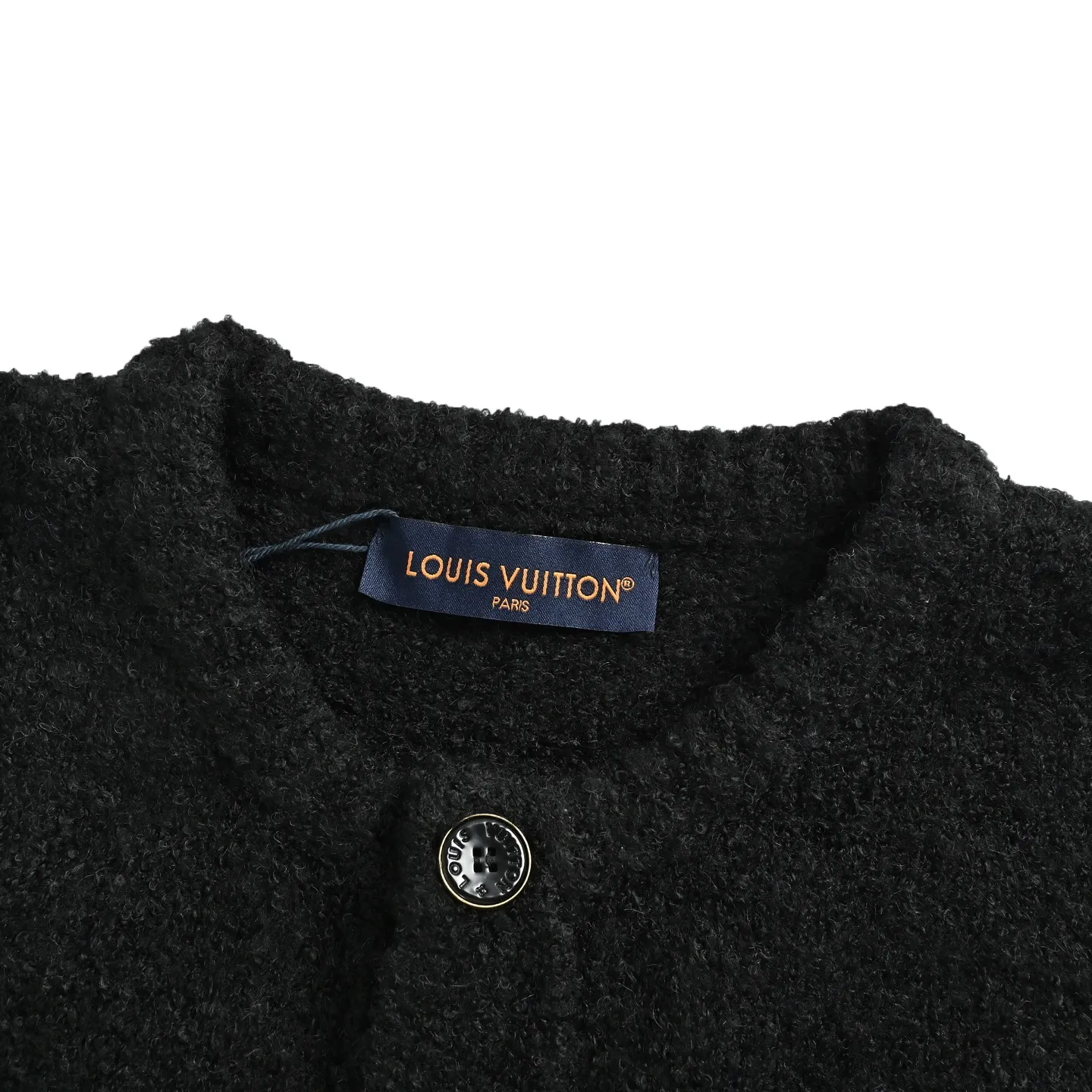 Louis Vuitton/Louis Vuitton large logo jacquard cardigan sweater